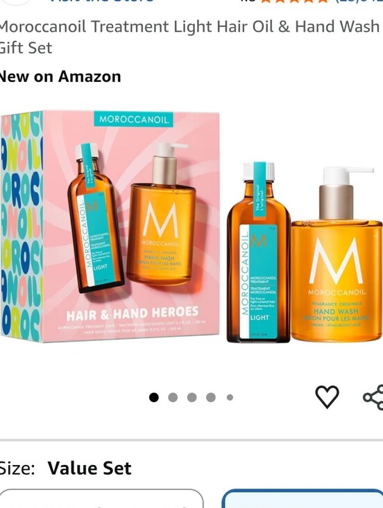 Moroccanoil Other - Moroccanoil Light Hair Oil & Hand Wash Gift Set